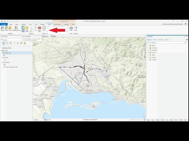 ArcGIS Pro tutorial - Creating a webmap in ArcGIS Pro