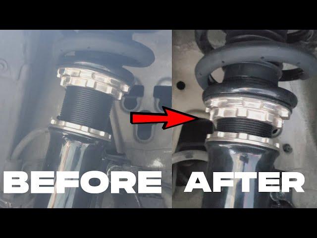 How To Adjust Ride Height in ~2 minutes | BC Racing BR Coilovers