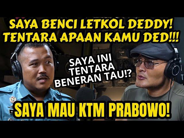 KALAU KTM PAK PRABOWO, SAYA MAU BILANG GINI...  DENGERIN YA...