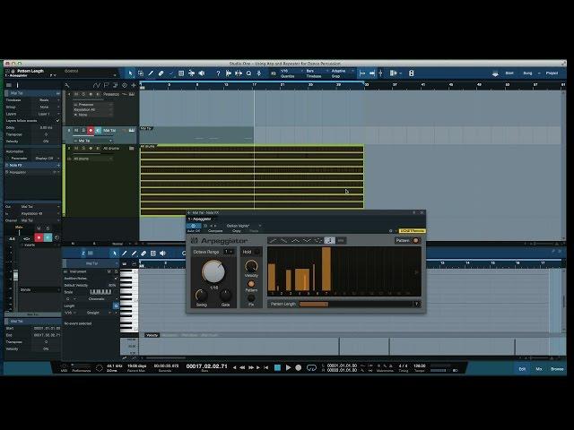 Using The Arpeggiator & Repeater On Drums & Percussion In Studio One