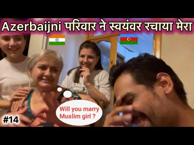 Indian boy & Azerbaijan girl Wedding arranged | Azerbaijan girl Love Indians | Village life vlog