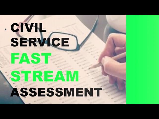 Civil Service Fast Stream Assessment Centre