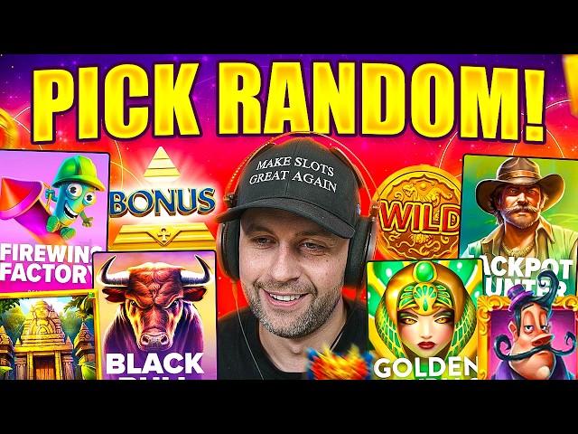 FINALLY... We let the PICK RANDOM BUTTON DECIDE WHICH BONUSES WE BUY!! (Bonus Buys)