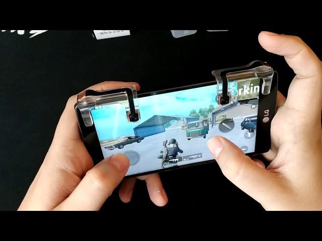 Триггеры для PUBG Mobile  L1R1 курки на Xiaomi Redmi Note 5 и LG g4