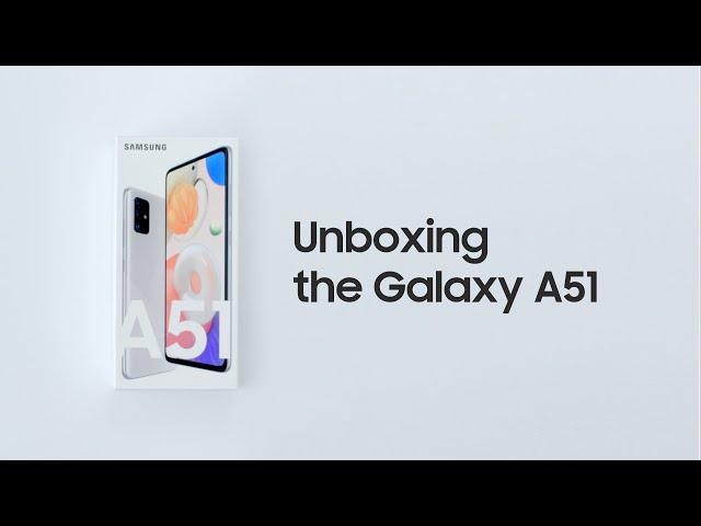 Galaxy A51: Official Unboxing | Samsung