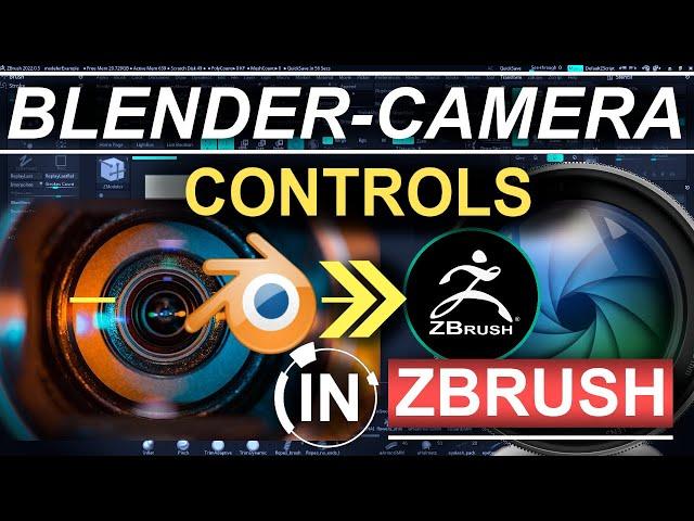 Blender Controls In ZBrush (SCROLL-ZOOM!!)