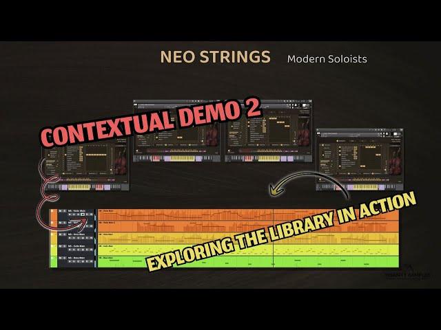 Neo Strings - Modern Soloists - Contextual Demo 2 - Solo Strings for Kontakt