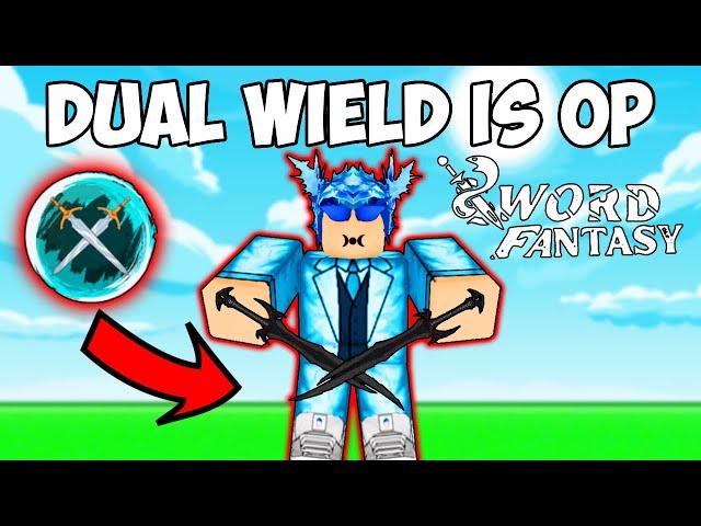 Buying DUAL WIELD In Sword Fantasy *OP* (Roblox)