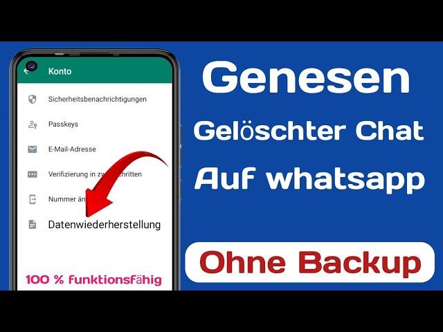 So stellen Sie gelöschte Nachrichten auf WhatsApp ohne Backup wieder her (neues Update 2024)