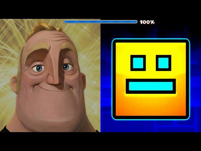 Mr Incredible Becoming Canny (geometry dash)