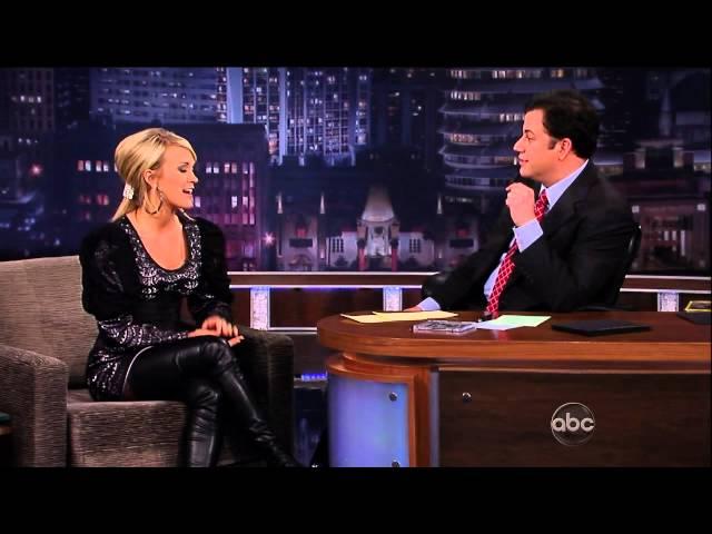 Carrie Underwood - Thigh Boots On Jimmy Kimmel