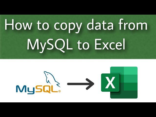 how to export and copy mysql query output in excel #tipsandtricks