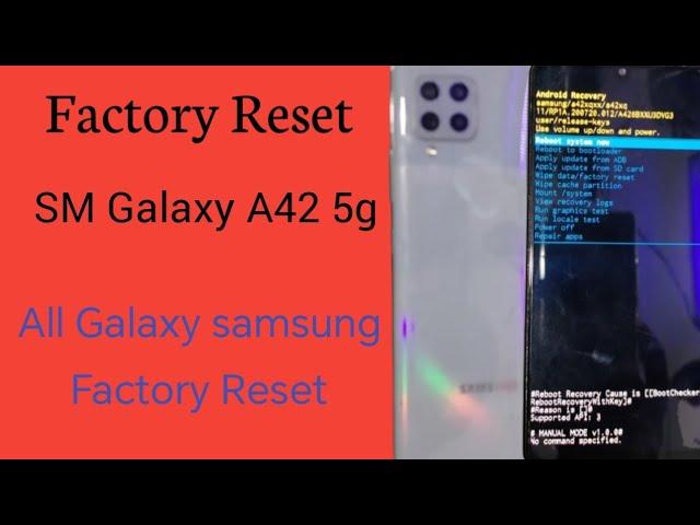 Samsung galaxy A42 Factory reset | all Samsung Factory Hard reset