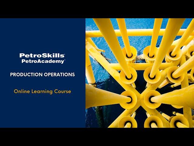 PetroSkills - PetroAcademy eLearning: Production Operations