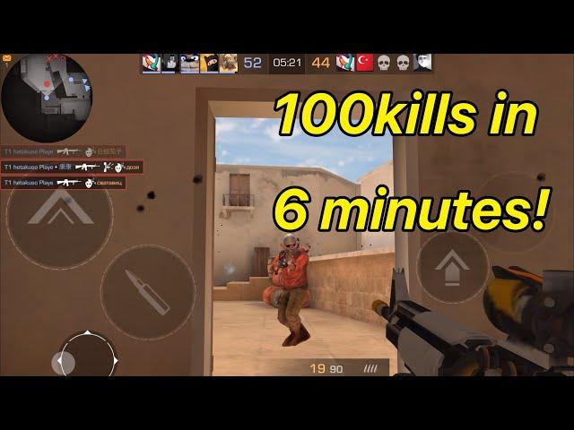 100kills in 6 minutes!【standoff2 TDM gameplay】