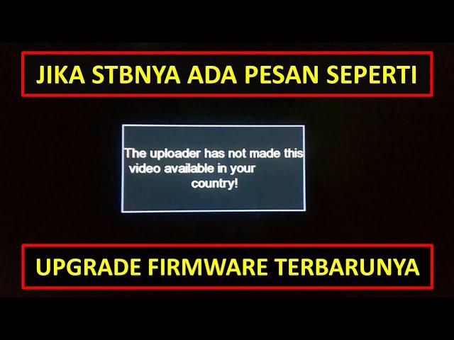 DVBT APPLE HD | Mengatasi Youtube "The Uploader has not made this video available in your country"