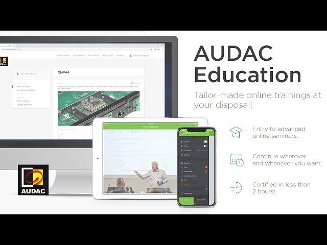 AUDAC - Educational Platform - Announcement