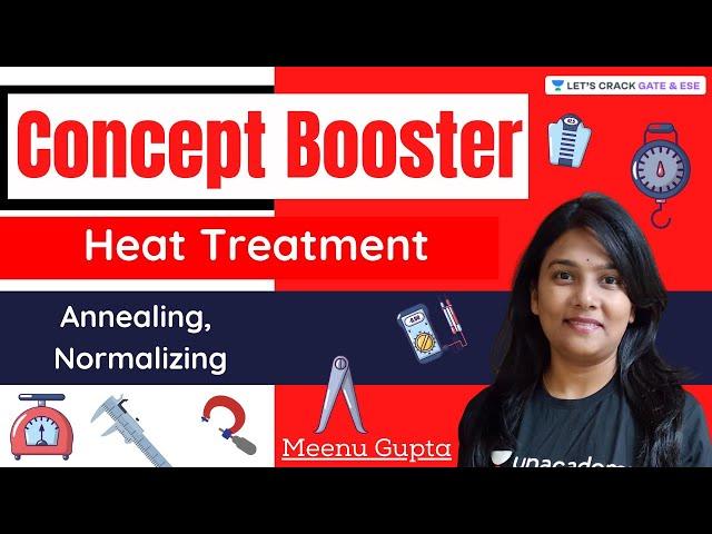 Heat Treatment - Annealing, Normalizing | Concept Booster | GATE/ESE 2022 | Meenu Gupta