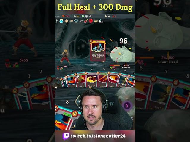 Full Heal + 300 Dmg #slaythespire #ironclad #strength