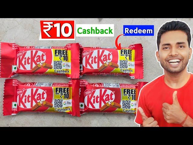 KitKat ₹10 Google Pay Cashback Offer Redeem/Withdraw into Bank Account | KitKat GPay ₹10 Cashback 