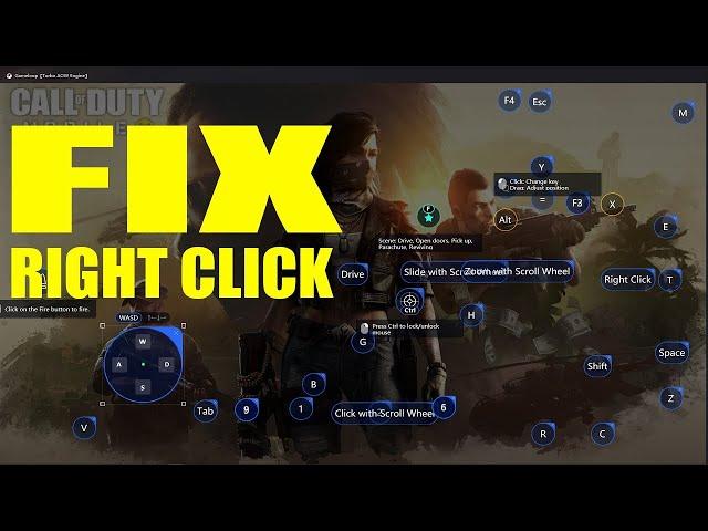 CODM Gameloop Keymapping Fix | Mouse Right Click Scope ADS Fix 2023 Step By Step Easy to Follow