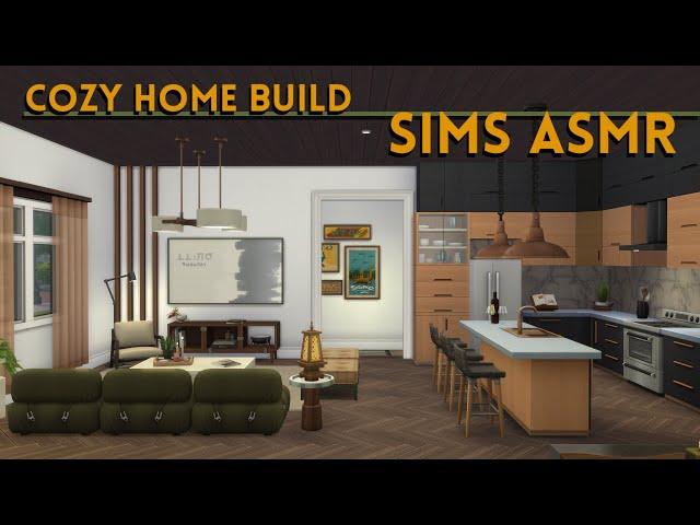 Sims ASMR  Building & Decorating a Cozy Home  Relaxing, Close Up Whispering