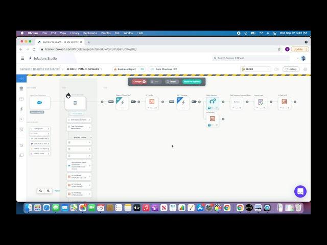 Tonkean Magic Moment - Orchestrating UiPath RPA bots with Salesforce and Slack