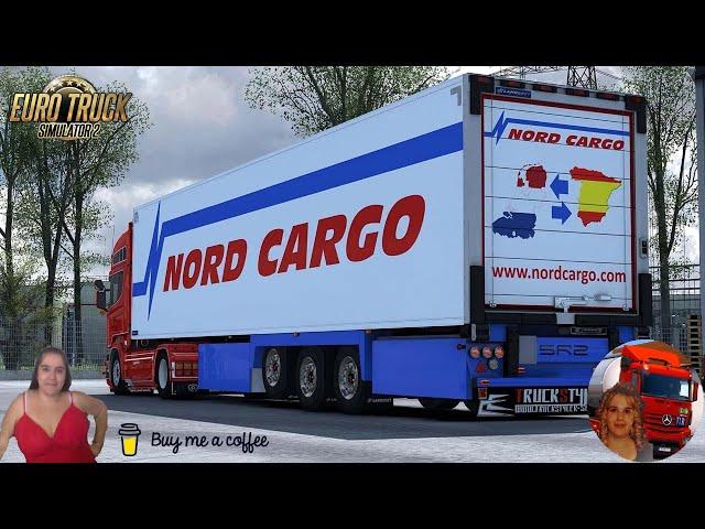 Euro Truck Simulator 2 (1.53) Lamberet Trailer Mod Full Tuning [1.53] + DLC's & Mods