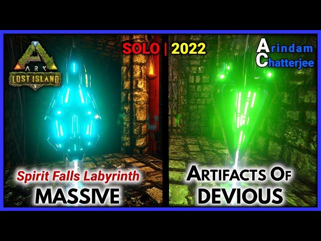 Ark Lost Island - ARTIFACT OF THE MASSIVE & DEVIOUS, On Foot Puzzle Cave SOLO Walkthrough - S2E266