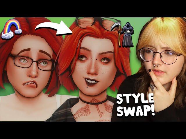 Styling Townies in RANDOM AESTHETICS! + CC List | Sims 4 Create a Sim Challenge