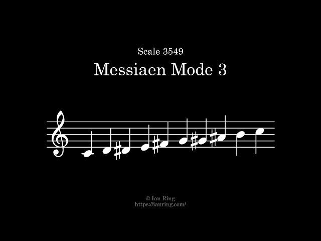 Scale 3549: Messiaen Mode 3