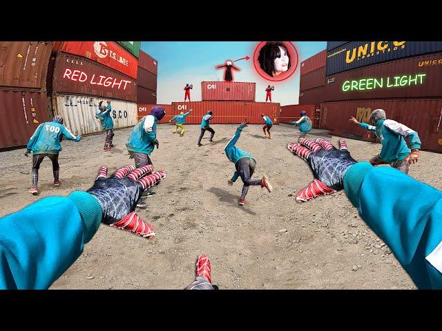 Not Squid Game , This is Serbian Dancing Lady Game vs Pro 9 SPIDER-MAN Players ( POV vs 10,000$ )