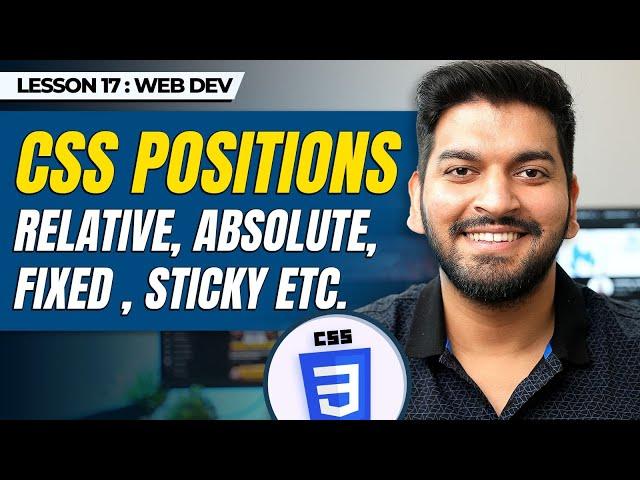 Mastering CSS Position Property: Static, Relative, Absolute, Fixed, and Sticky || Episode - 17