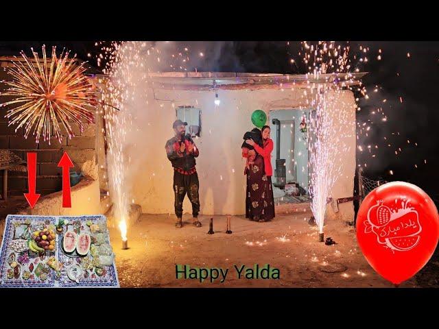 Happy moments without second wife: Yalda night with family