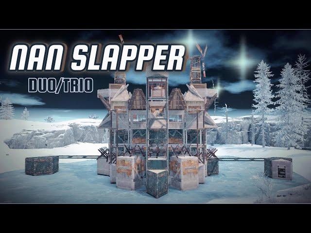 Rust 2024 2x1 Duo/Trio Base - The NAN SLAPPER - 3 Bunkers - Funneled Shell