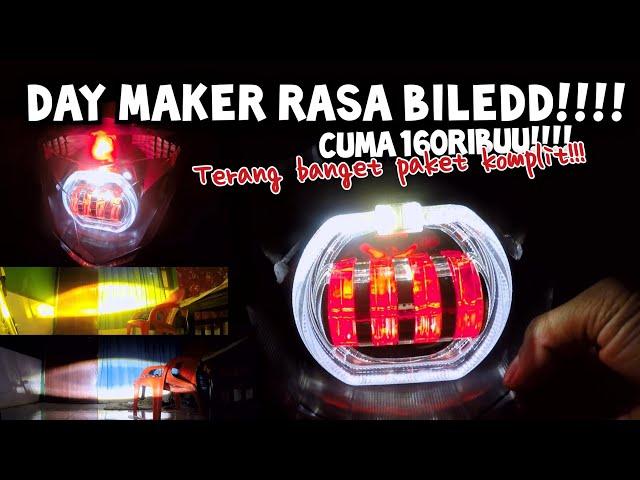 DAYMAKER BILED TERANG BANGET! !! | Cuma 160rb dapat lampu rasa Biledd komplit | wajib beli!!