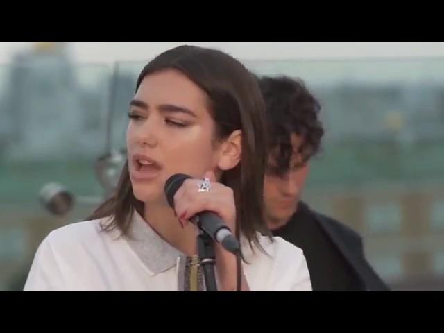 Dua Lipa - new rules. Moscow Rooftop Acoustic