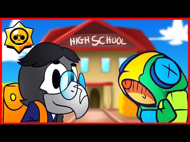 BRAWL STARS ANIMATION - HIGHSCHOOL FUNNY COMPILATION