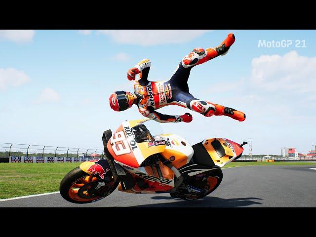 MotoGP 21 - Crash Compilation #6 (PC UHD) [4K60FPS]