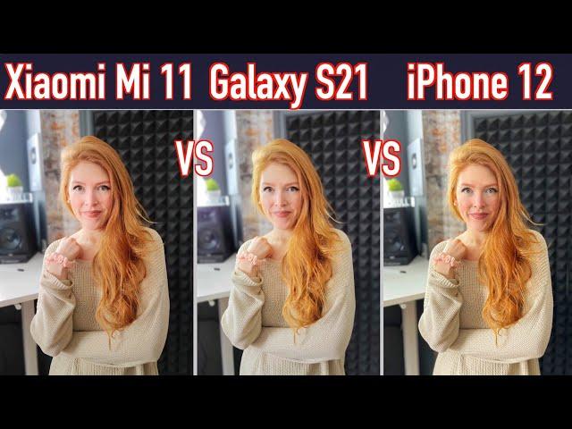 Galaxy S21 VS Xiaomi Mi 11 VS iPhone 12 - Camera Comparison!