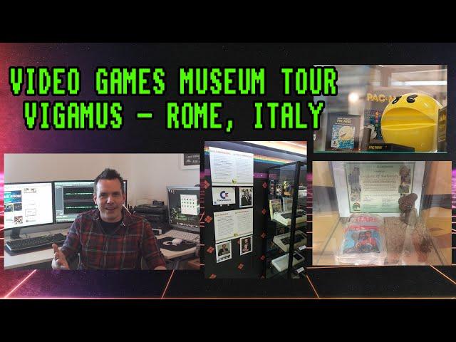 VIGAMUS Video Games Museum In Rome Tour (2015)