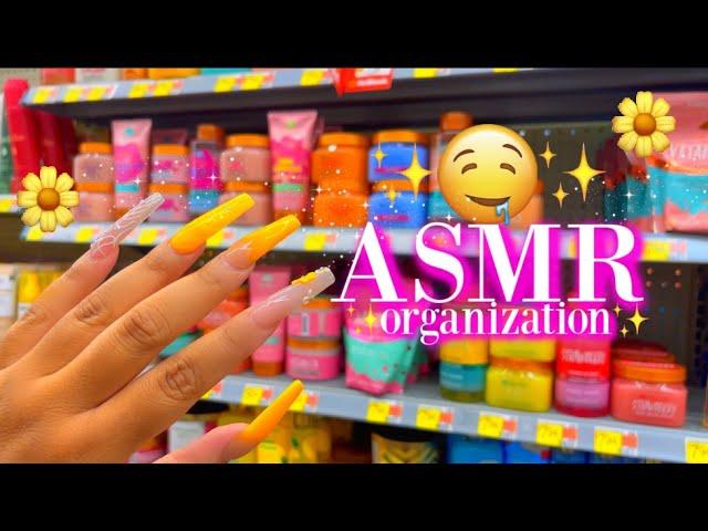 ASMR IN WALMART | ORGANIZATION EDITION(TAPPING, TOUCHING, SCRATCHES ...etc) (SO GOOD!!)