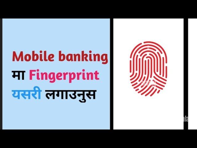 How to Set fingerprint in Mobile banking @TechnoKd #fingerprints#mobilebanking #techpur