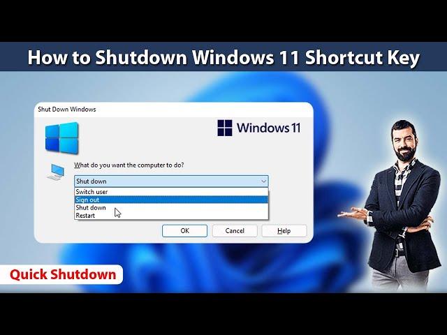 How to Shutdown Windows 11 Shortcut Key | Keyboard Shortcut Key for  Shutdown | Quick Shutdown