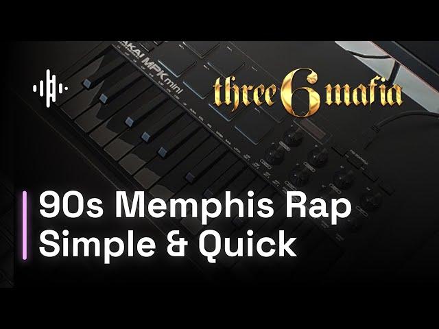 90S MEMPHIS RAP QUICK TUTORIAL  (AKAI MPK MINI)