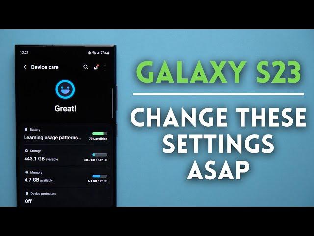 Samsung Galaxy Settings You NEED to Change ASAP!