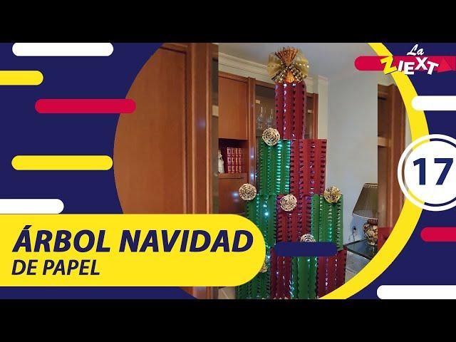 DIY ÁRBOL de NAVIDAD de PAPEL