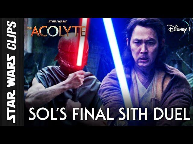 Sol's Final Duel with Sith Lord Qimir (The Acolyte) | Star Wars Clips
