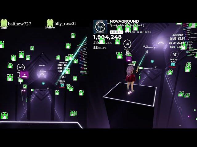 Top 550 global Beat Saber Player | Stream VOD from 1-4-2024