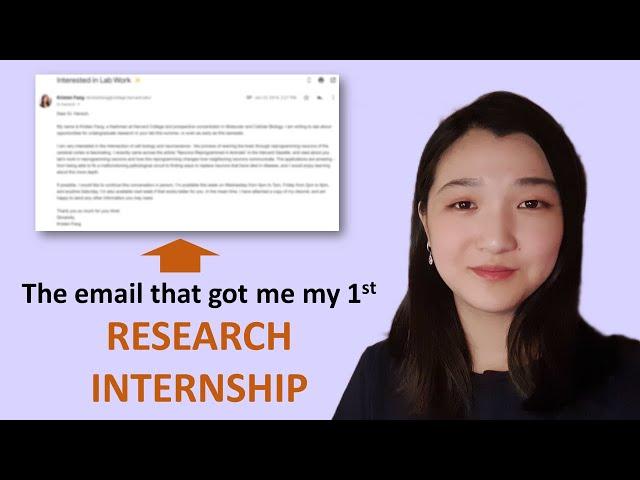 How to get a RESEARCH INTERNSHIP  in high school and college | College Lead